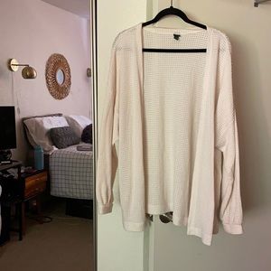 Oversized Waffle knit Cardigan